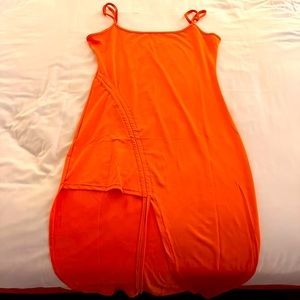 Orange dress